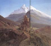 The Watzmann (mk10) Caspar David Friedrich